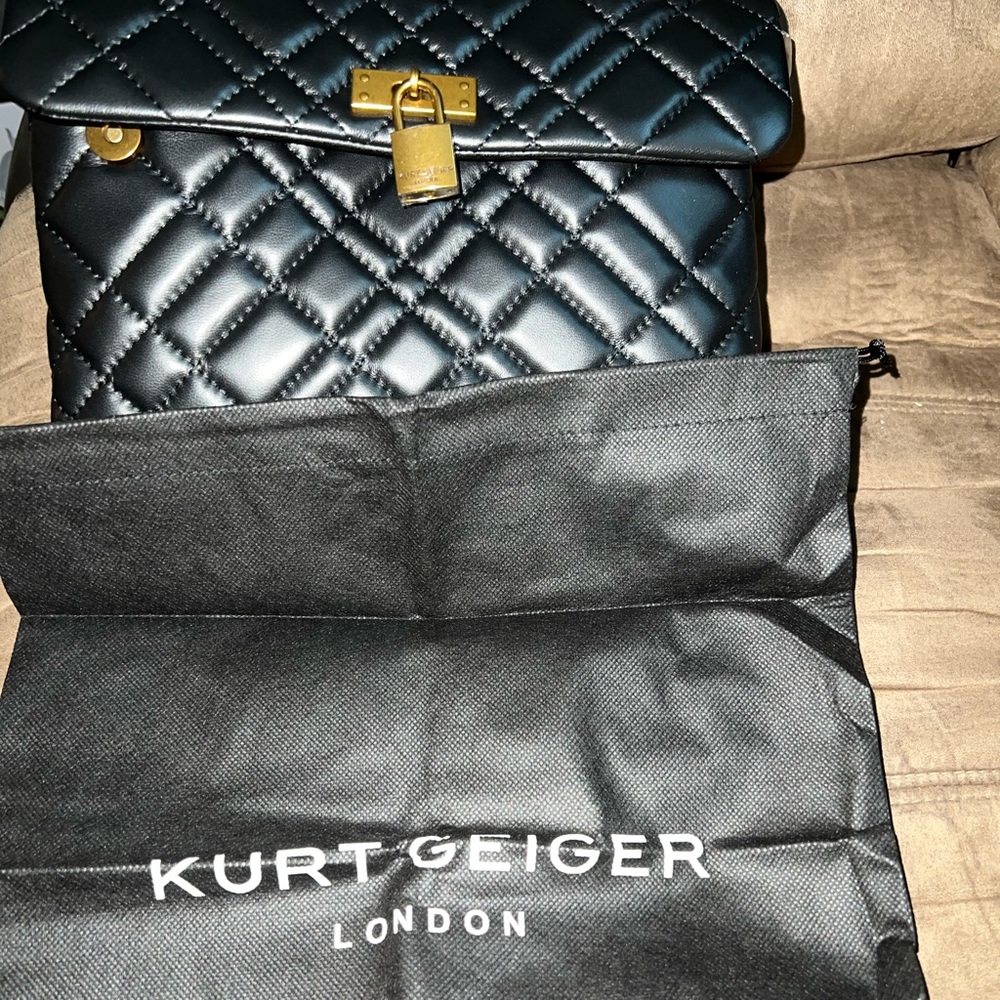 Authentic Brand new Kurt Geiger Brixton Quilted Lock Bag